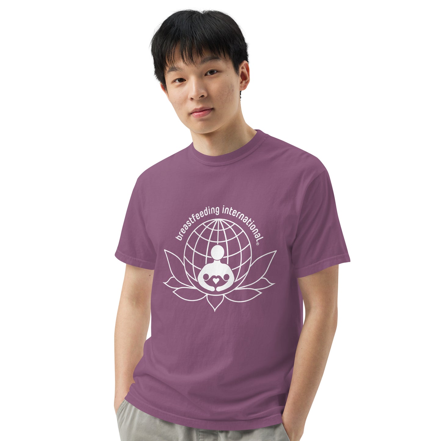 Unisex Breastfeeding International garment-dyed heavyweight t-shirt