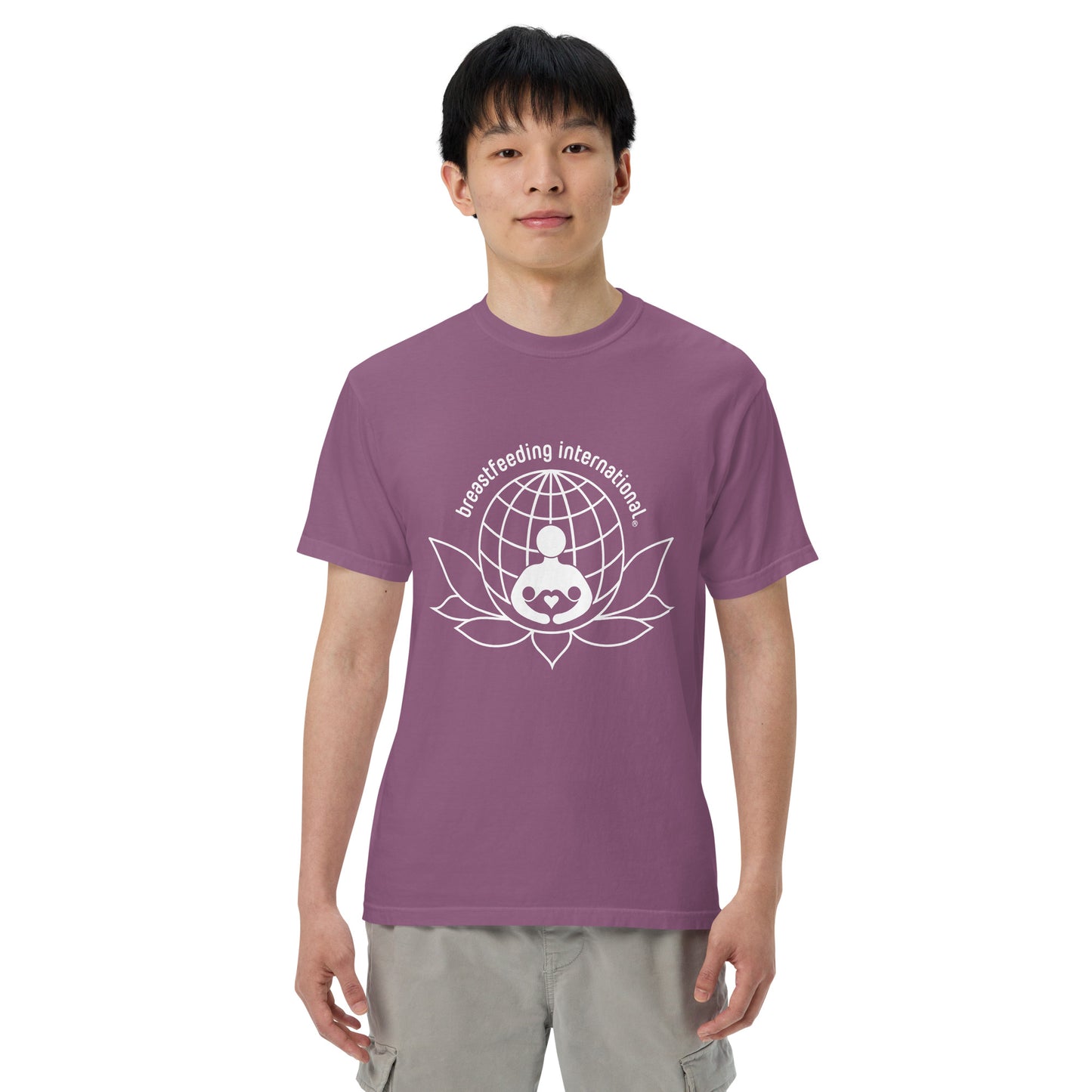 Unisex Breastfeeding International garment-dyed heavyweight t-shirt