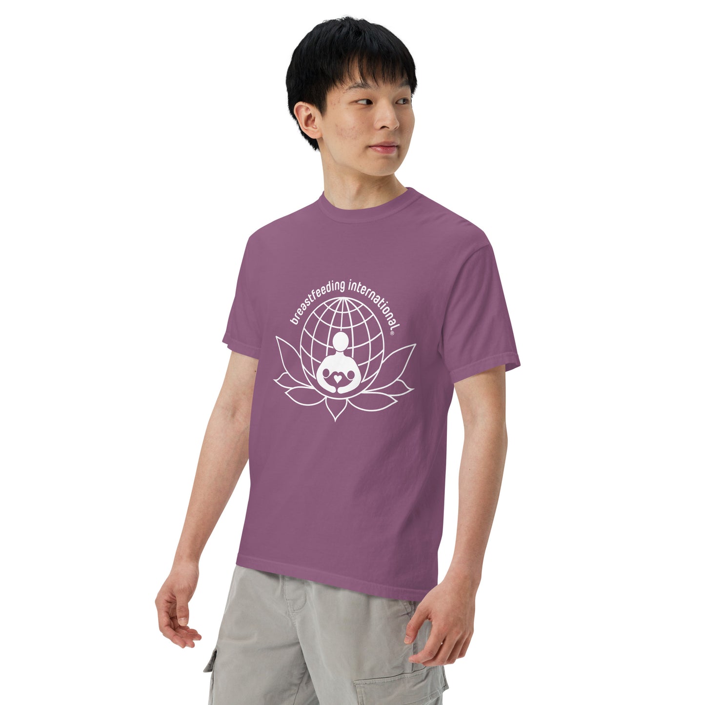 Unisex Breastfeeding International garment-dyed heavyweight t-shirt