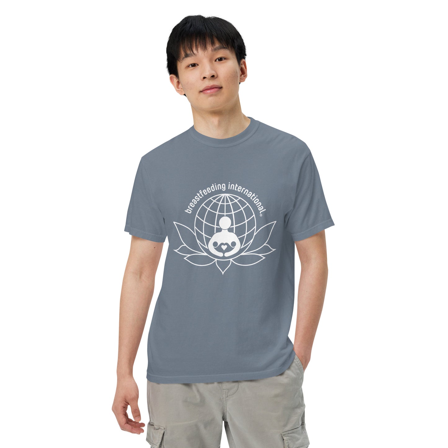 Unisex Breastfeeding International garment-dyed heavyweight t-shirt