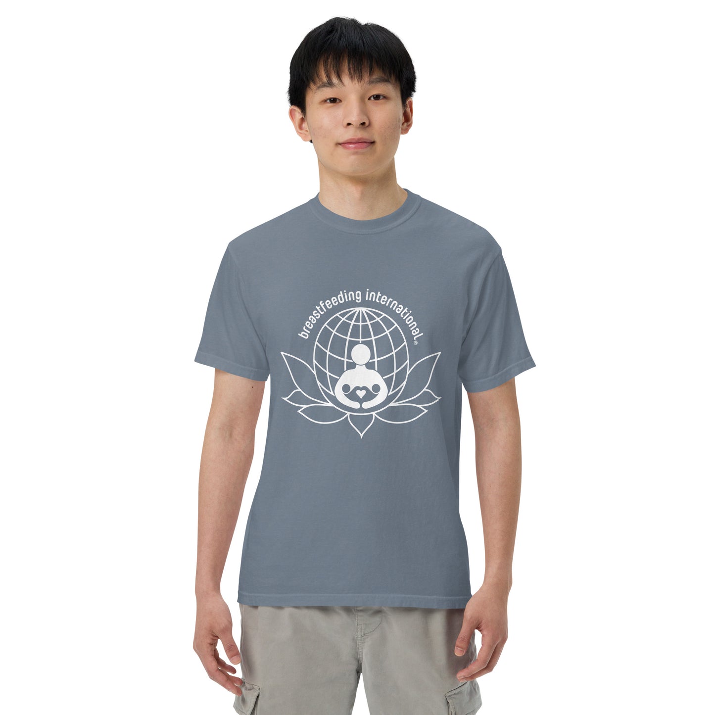 Unisex Breastfeeding International garment-dyed heavyweight t-shirt