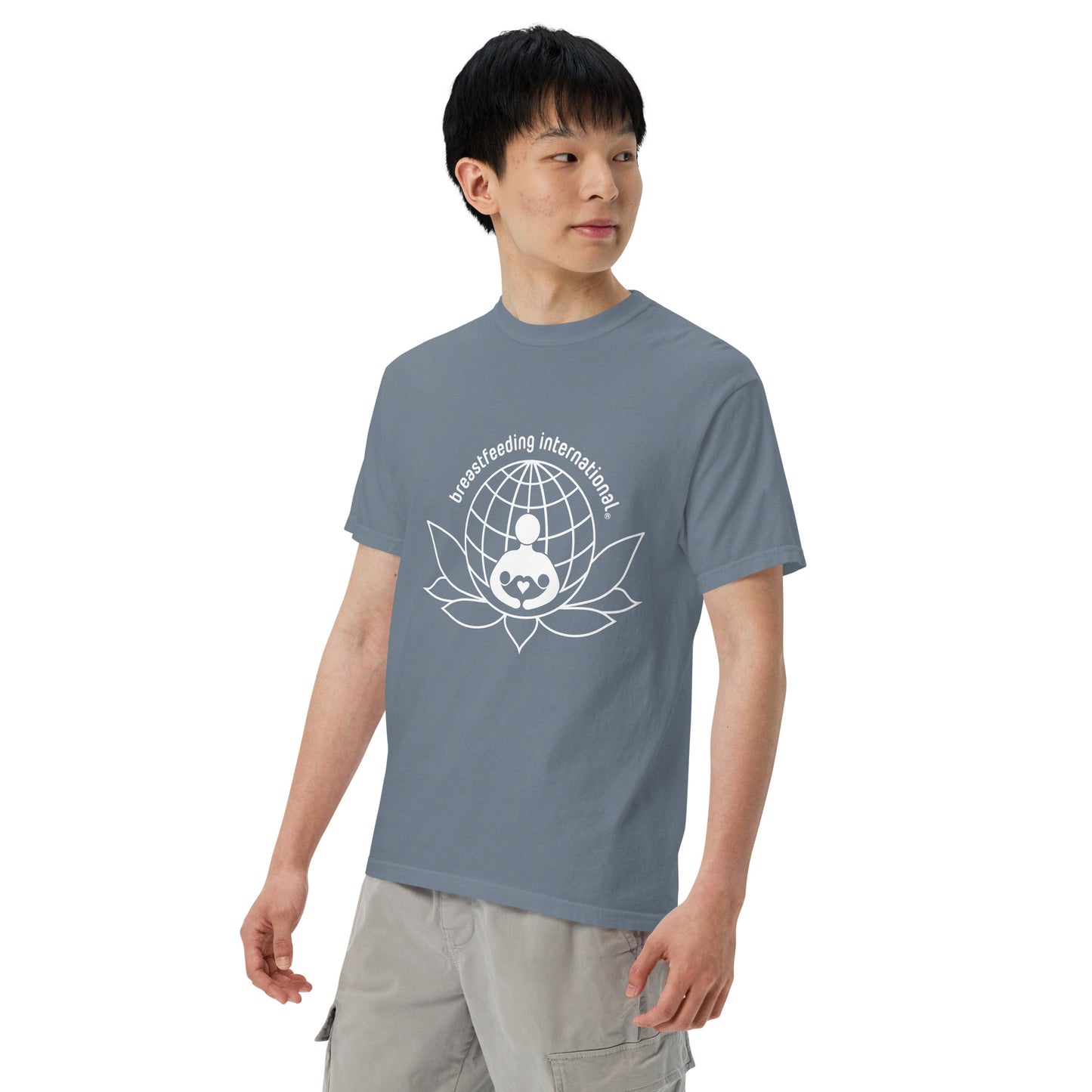 Unisex Breastfeeding International garment-dyed heavyweight t-shirt