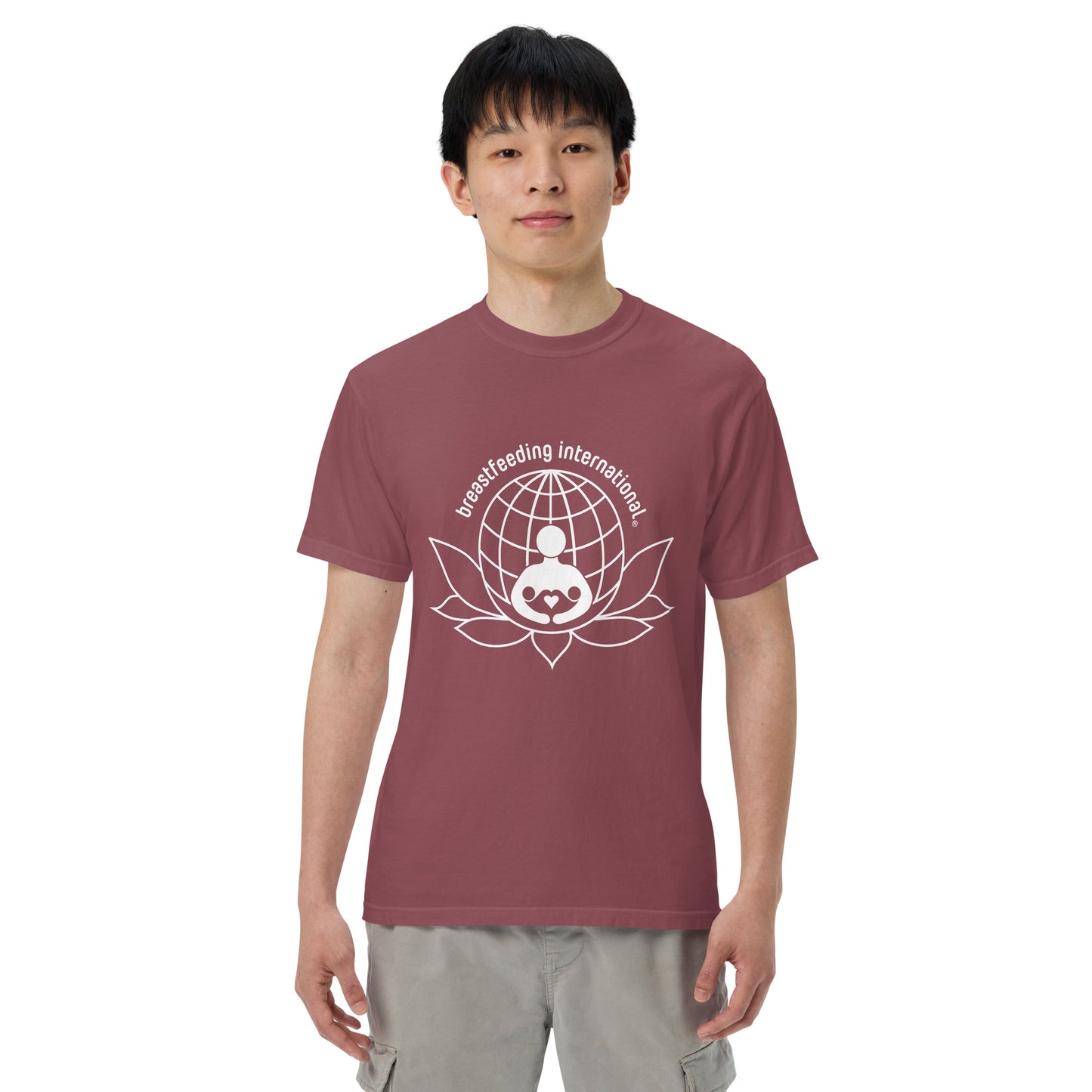 Unisex Breastfeeding International garment-dyed heavyweight t-shirt