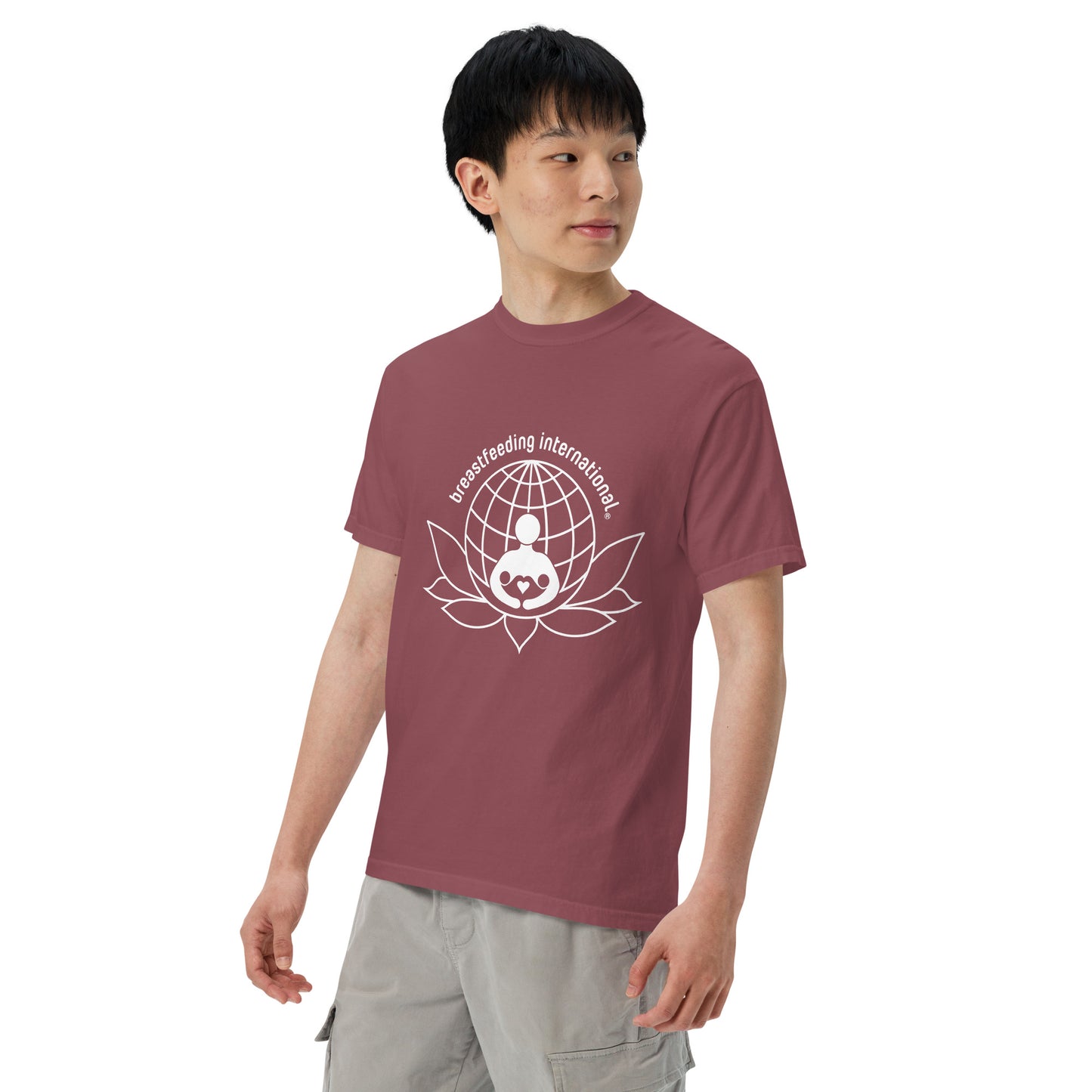 Unisex Breastfeeding International garment-dyed heavyweight t-shirt