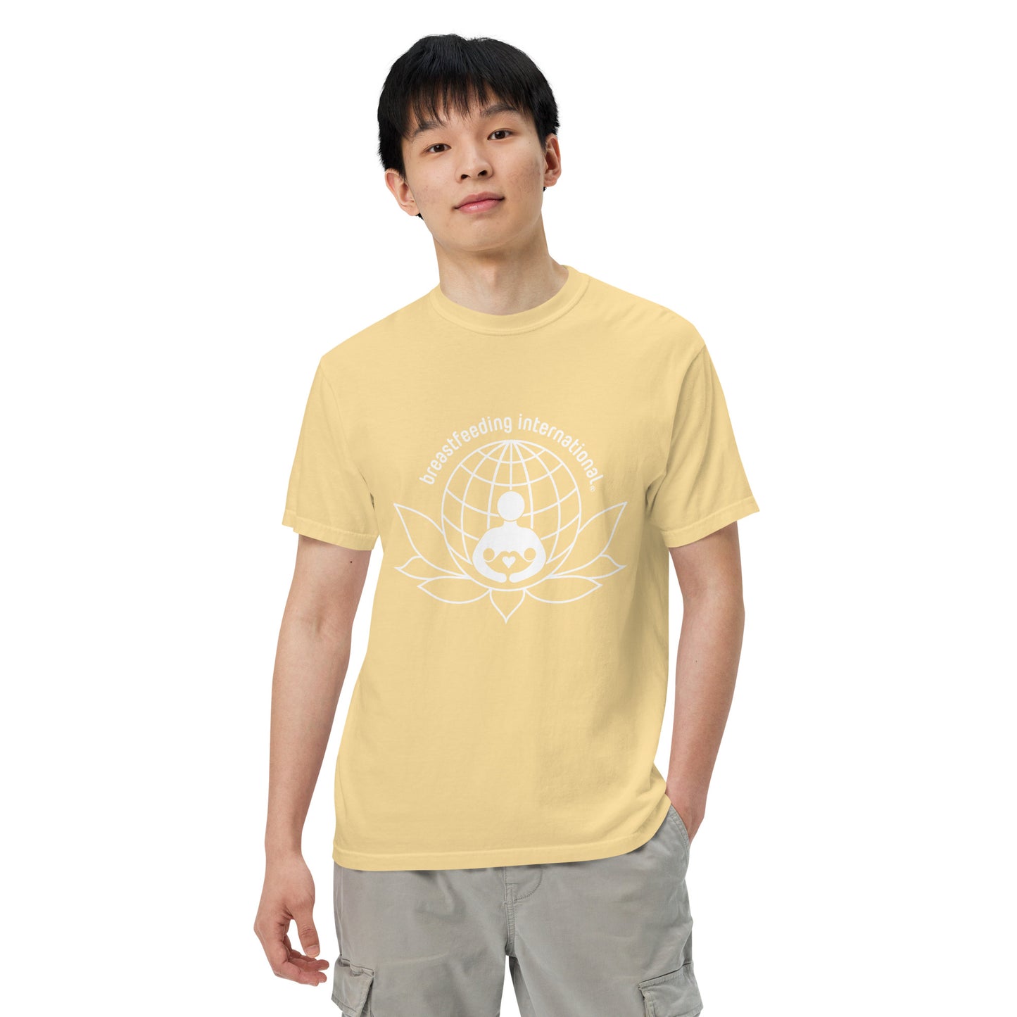 Unisex Breastfeeding International garment-dyed heavyweight t-shirt