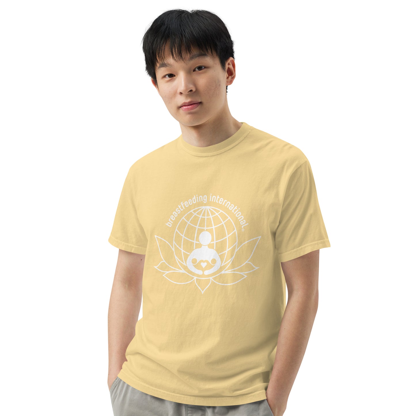 Unisex Breastfeeding International garment-dyed heavyweight t-shirt