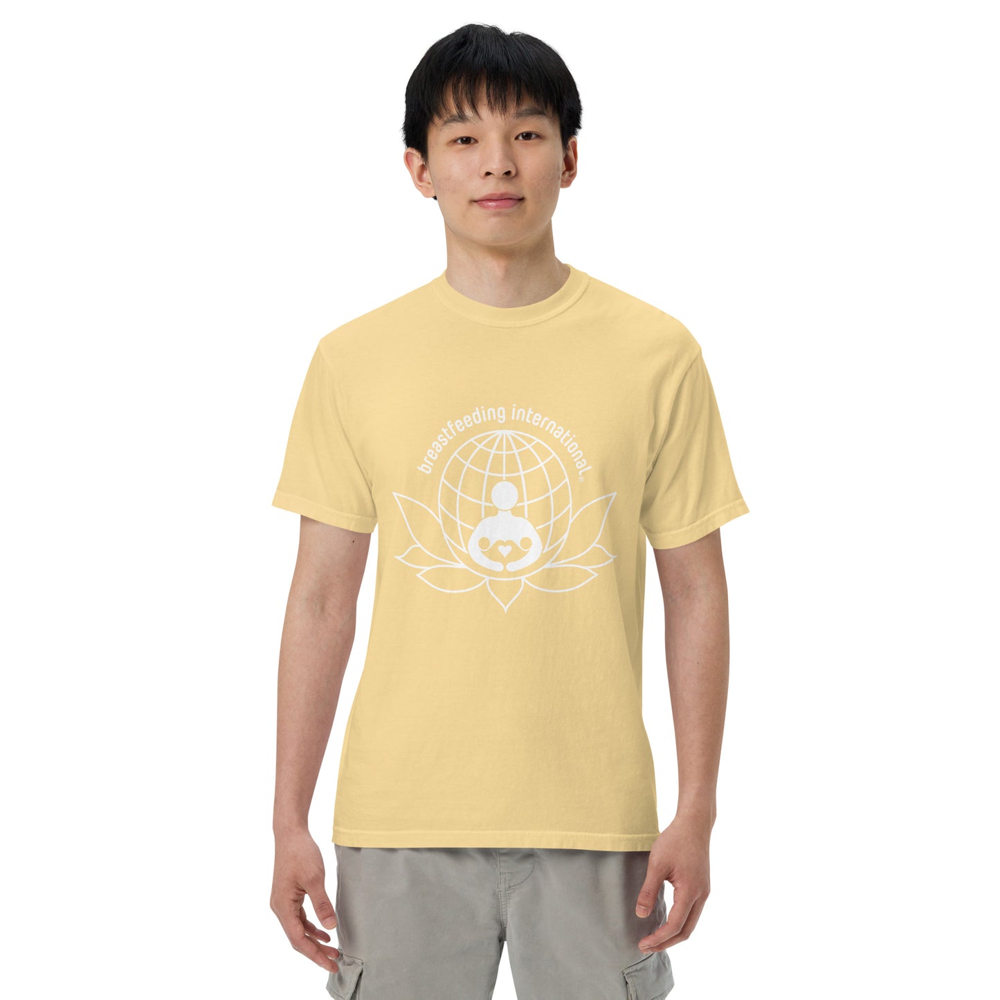 Unisex Breastfeeding International garment-dyed heavyweight t-shirt