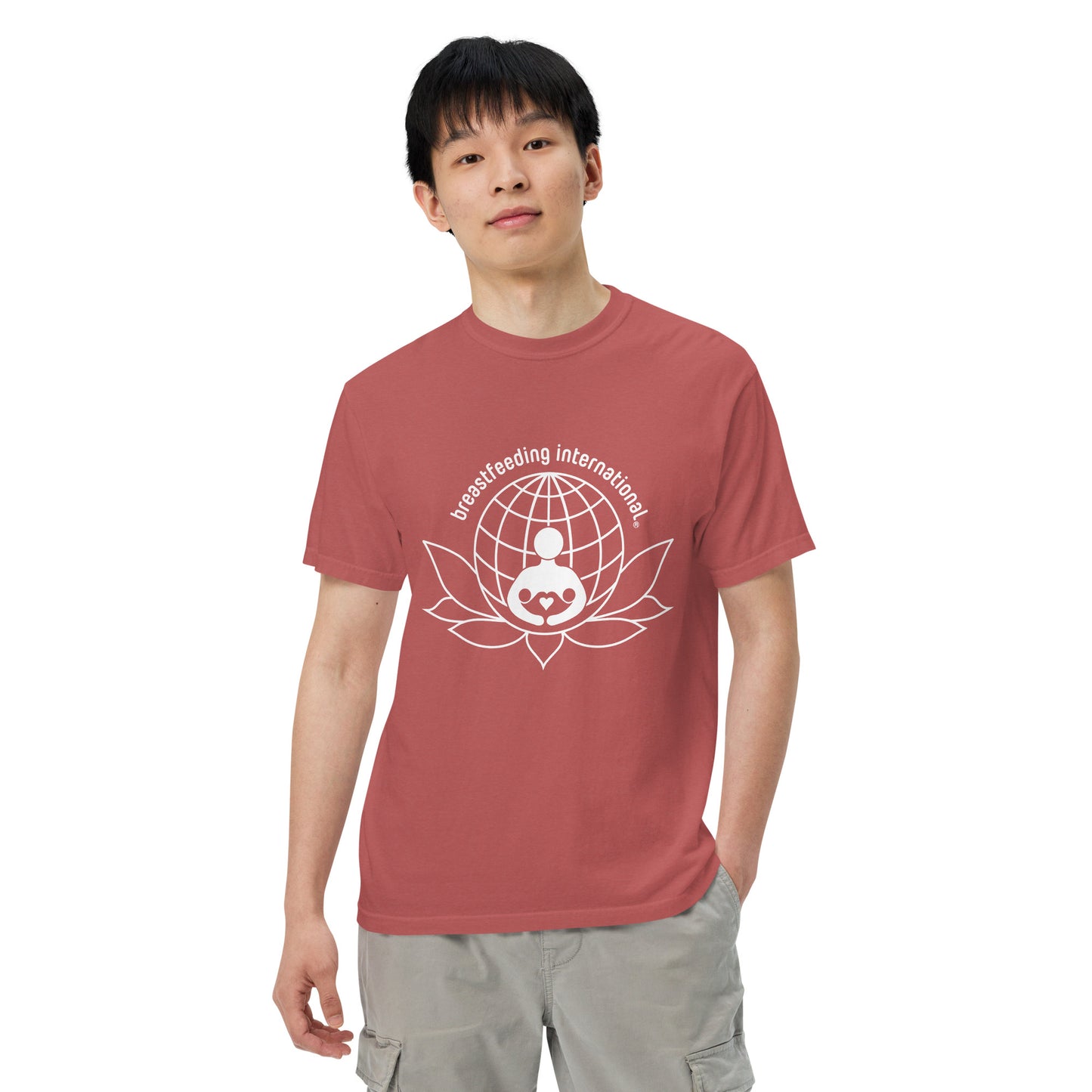 Unisex Breastfeeding International garment-dyed heavyweight t-shirt