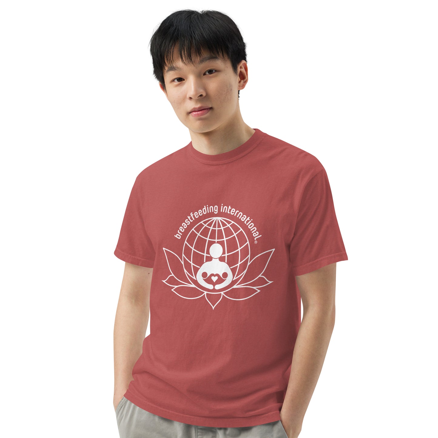 Unisex Breastfeeding International garment-dyed heavyweight t-shirt