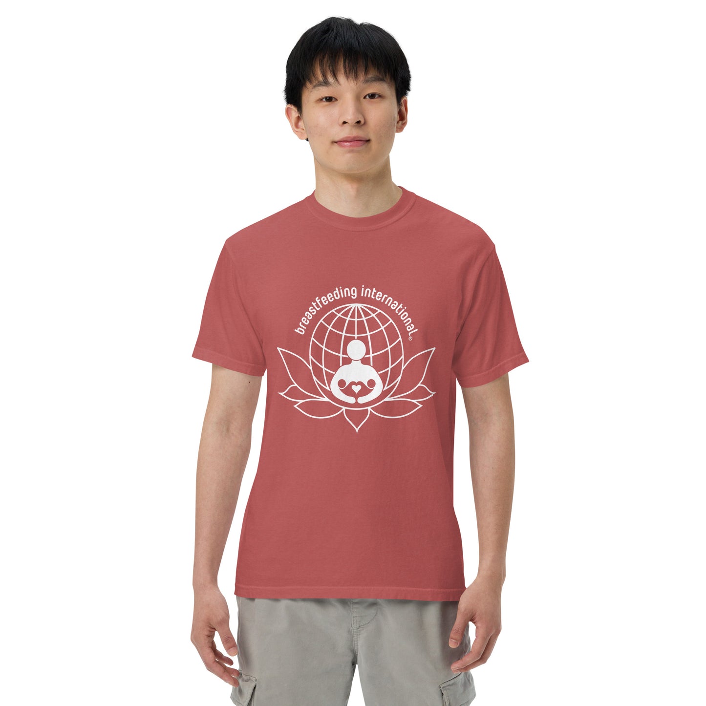 Unisex Breastfeeding International garment-dyed heavyweight t-shirt
