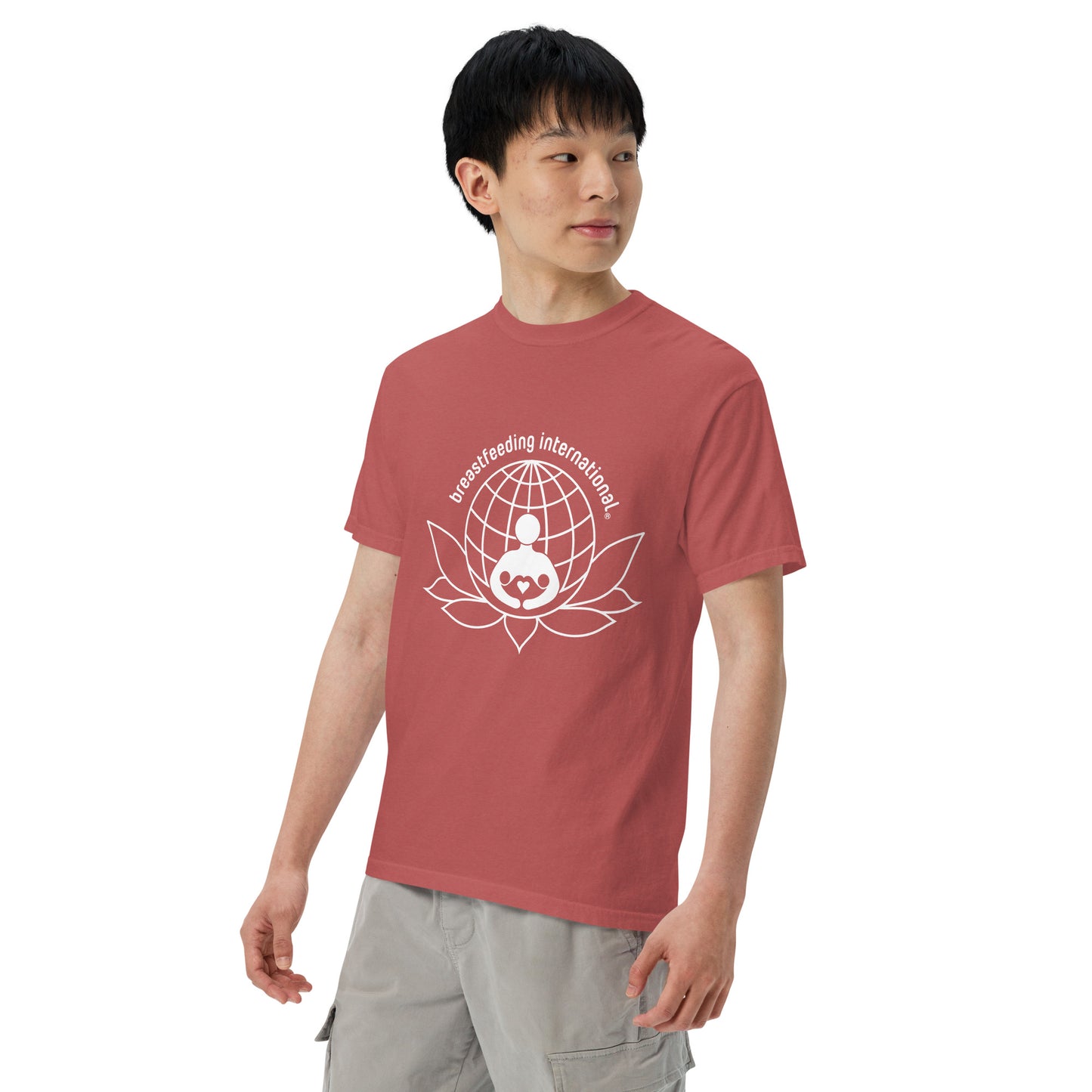 Unisex Breastfeeding International garment-dyed heavyweight t-shirt