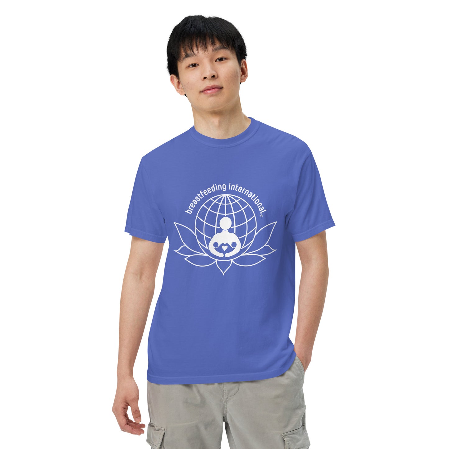Unisex Breastfeeding International garment-dyed heavyweight t-shirt