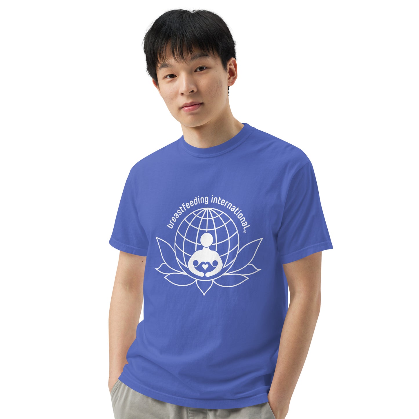 Unisex Breastfeeding International garment-dyed heavyweight t-shirt