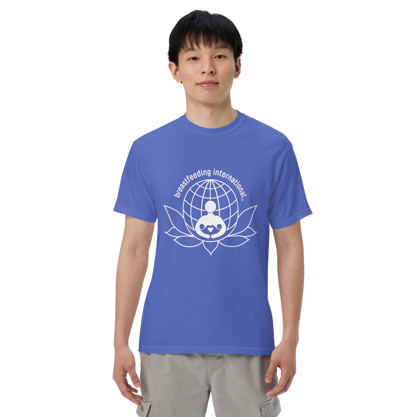 Unisex Breastfeeding International garment-dyed heavyweight t-shirt