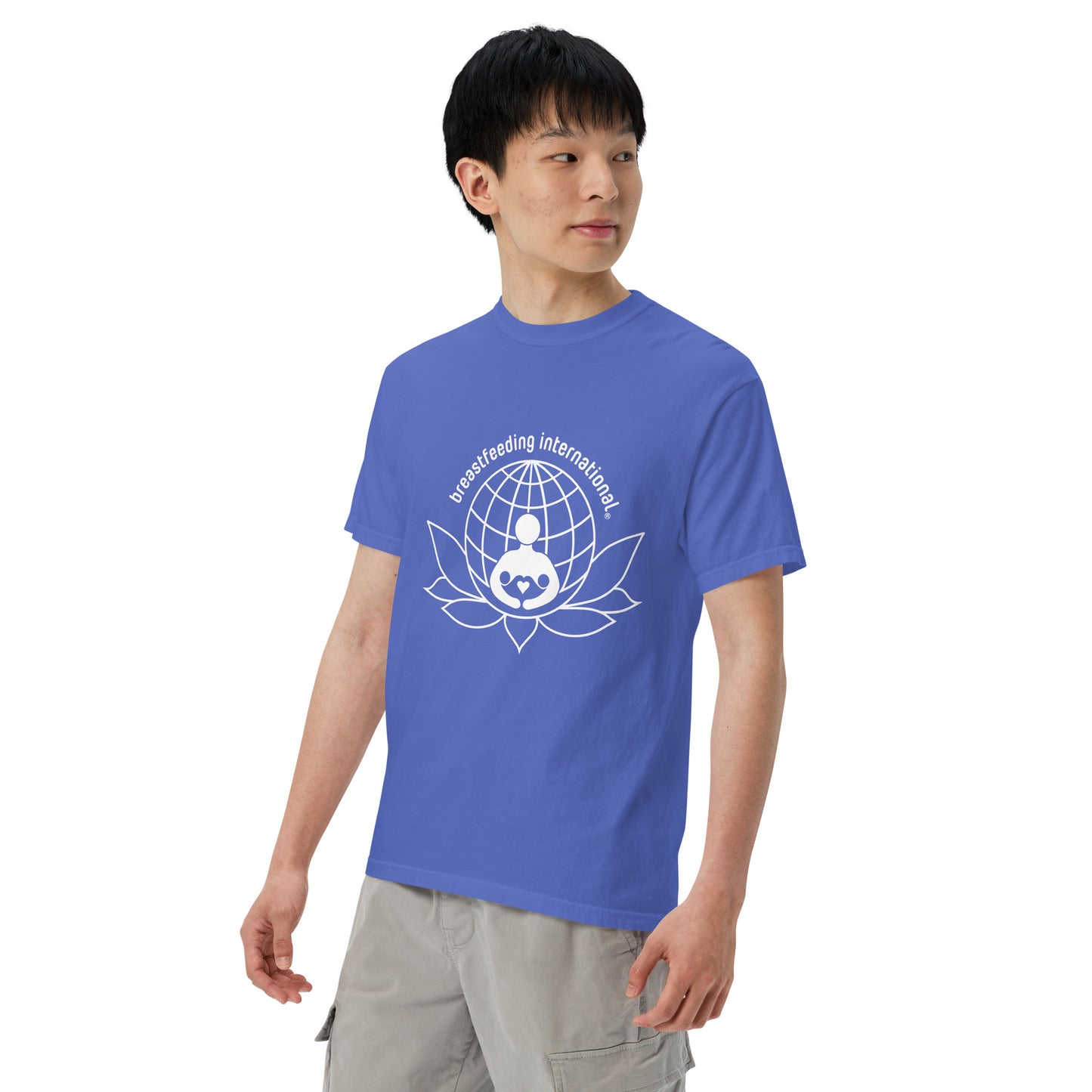 Unisex Breastfeeding International garment-dyed heavyweight t-shirt
