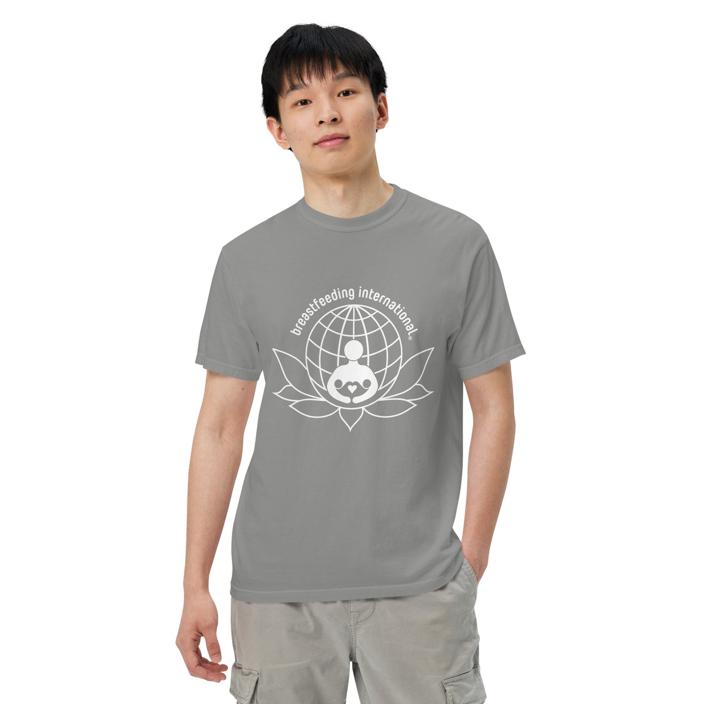 Unisex Breastfeeding International garment-dyed heavyweight t-shirt