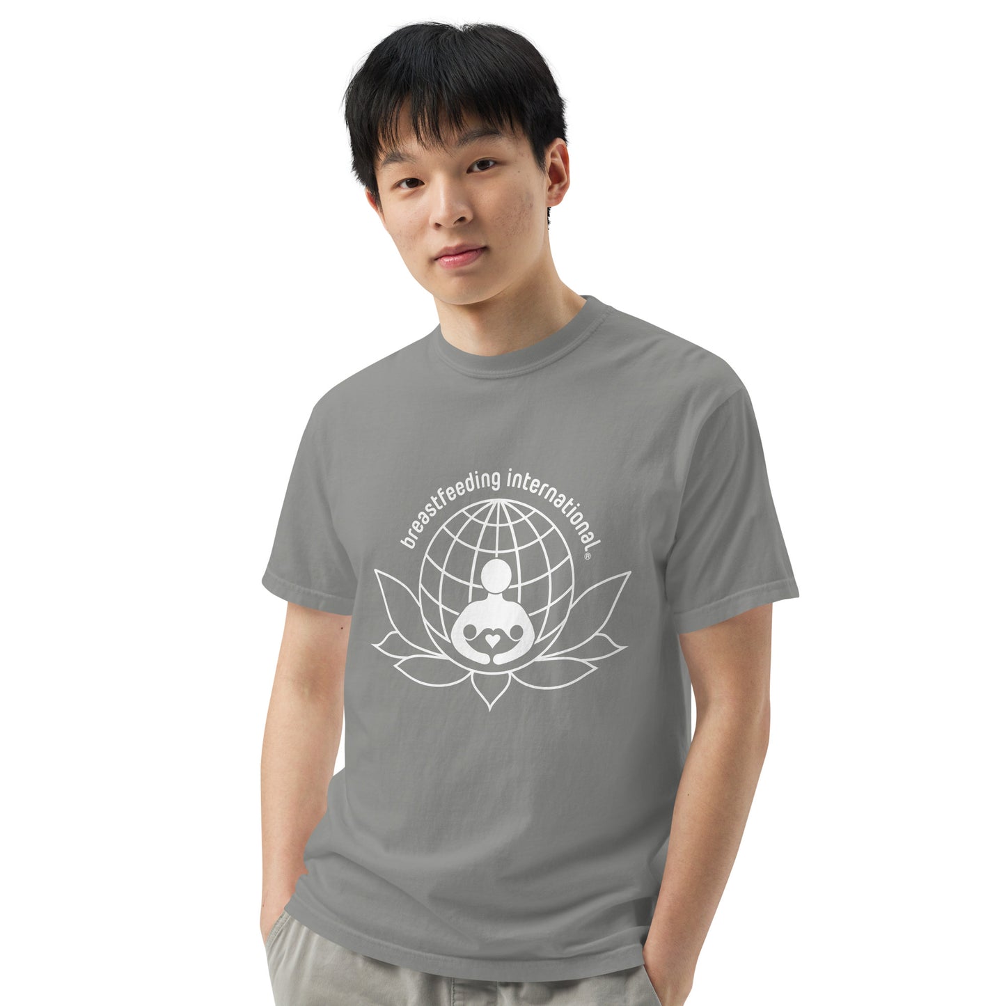 Unisex Breastfeeding International garment-dyed heavyweight t-shirt