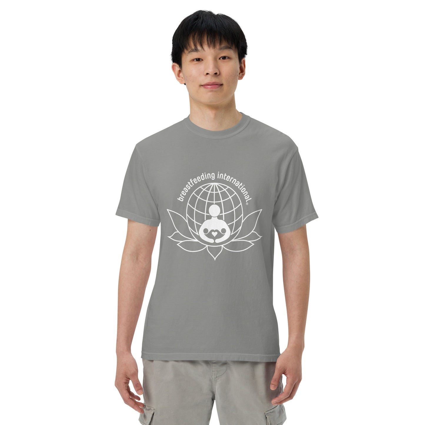 Unisex Breastfeeding International garment-dyed heavyweight t-shirt