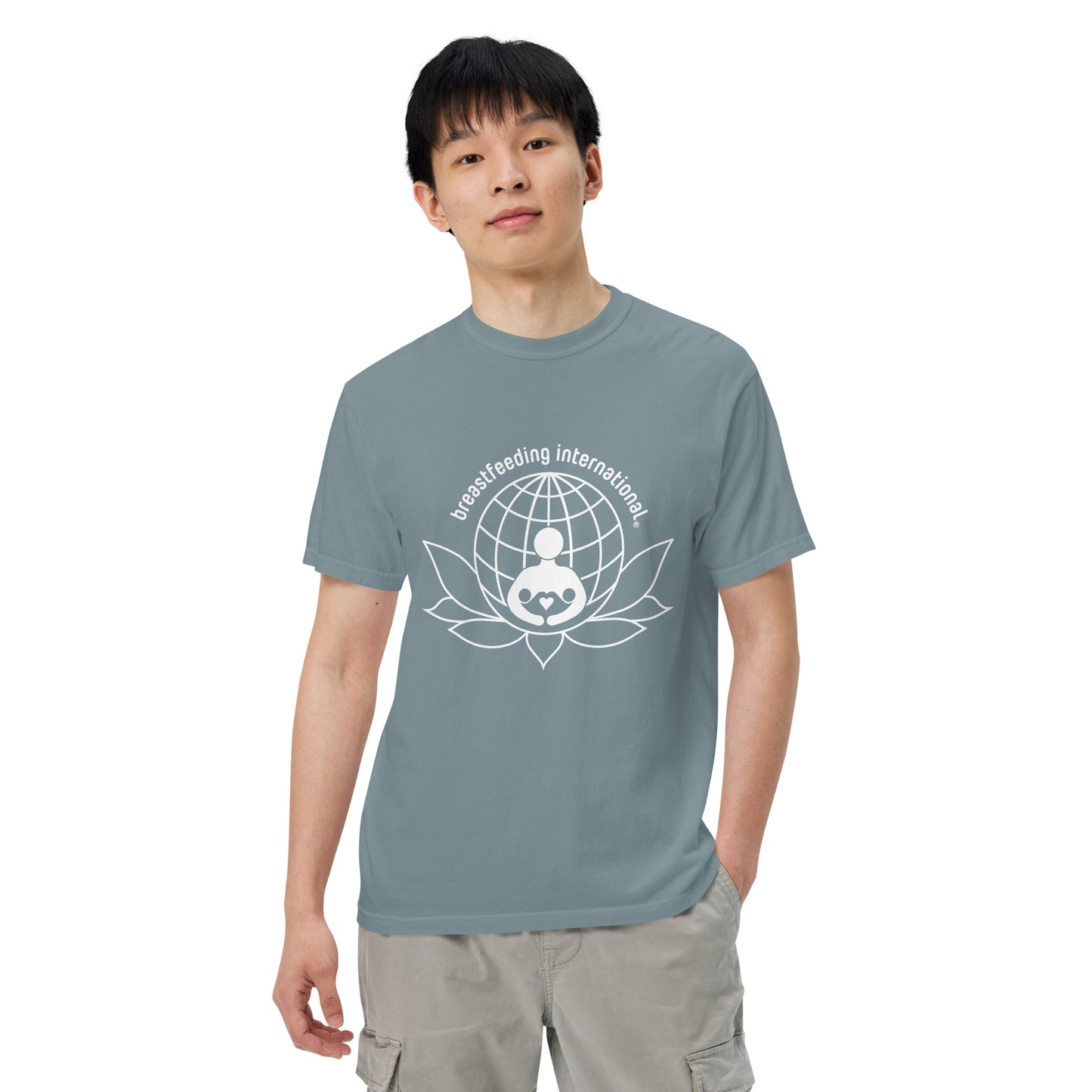 Unisex Breastfeeding International garment-dyed heavyweight t-shirt