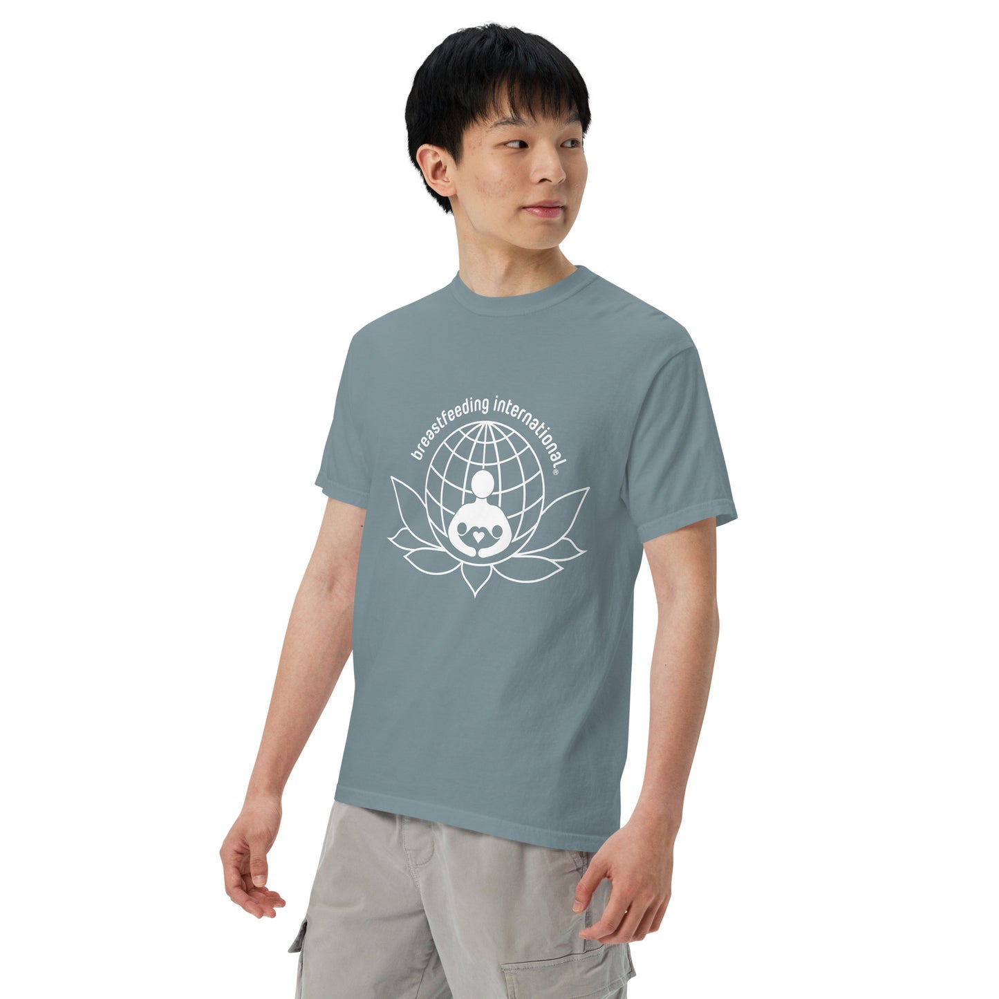 Unisex Breastfeeding International garment-dyed heavyweight t-shirt