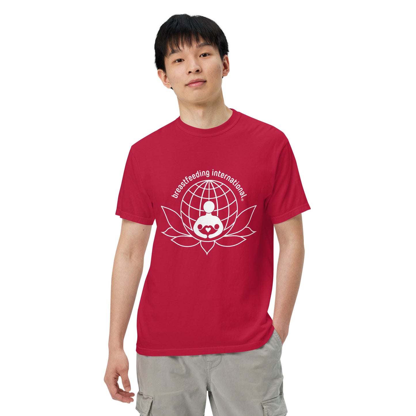Unisex Breastfeeding International garment-dyed heavyweight t-shirt