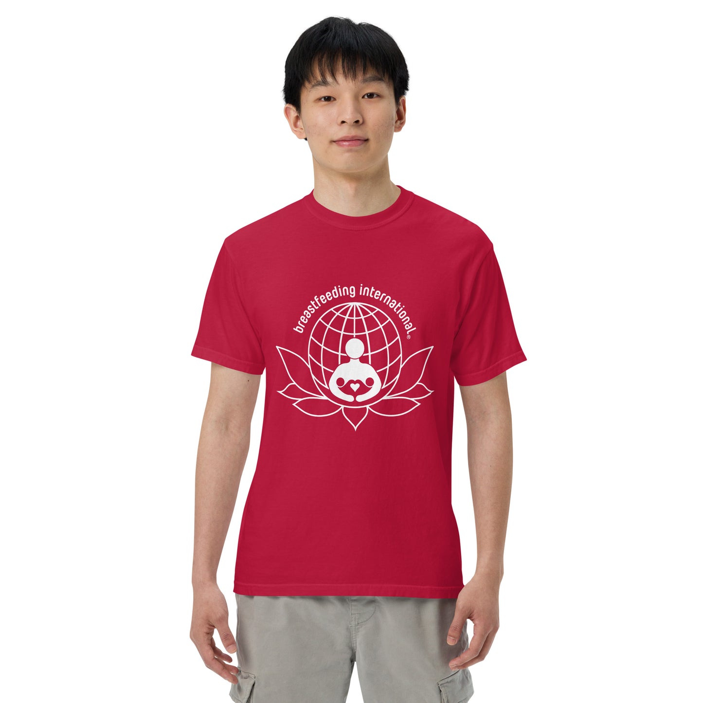 Unisex Breastfeeding International garment-dyed heavyweight t-shirt