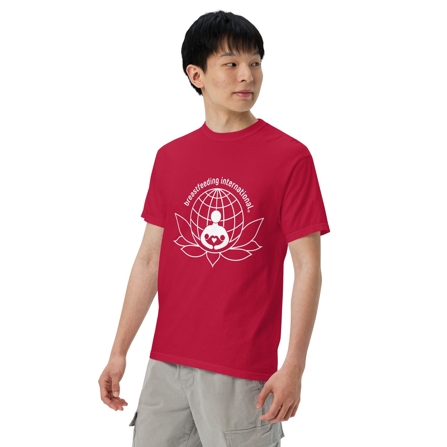 Unisex Breastfeeding International garment-dyed heavyweight t-shirt