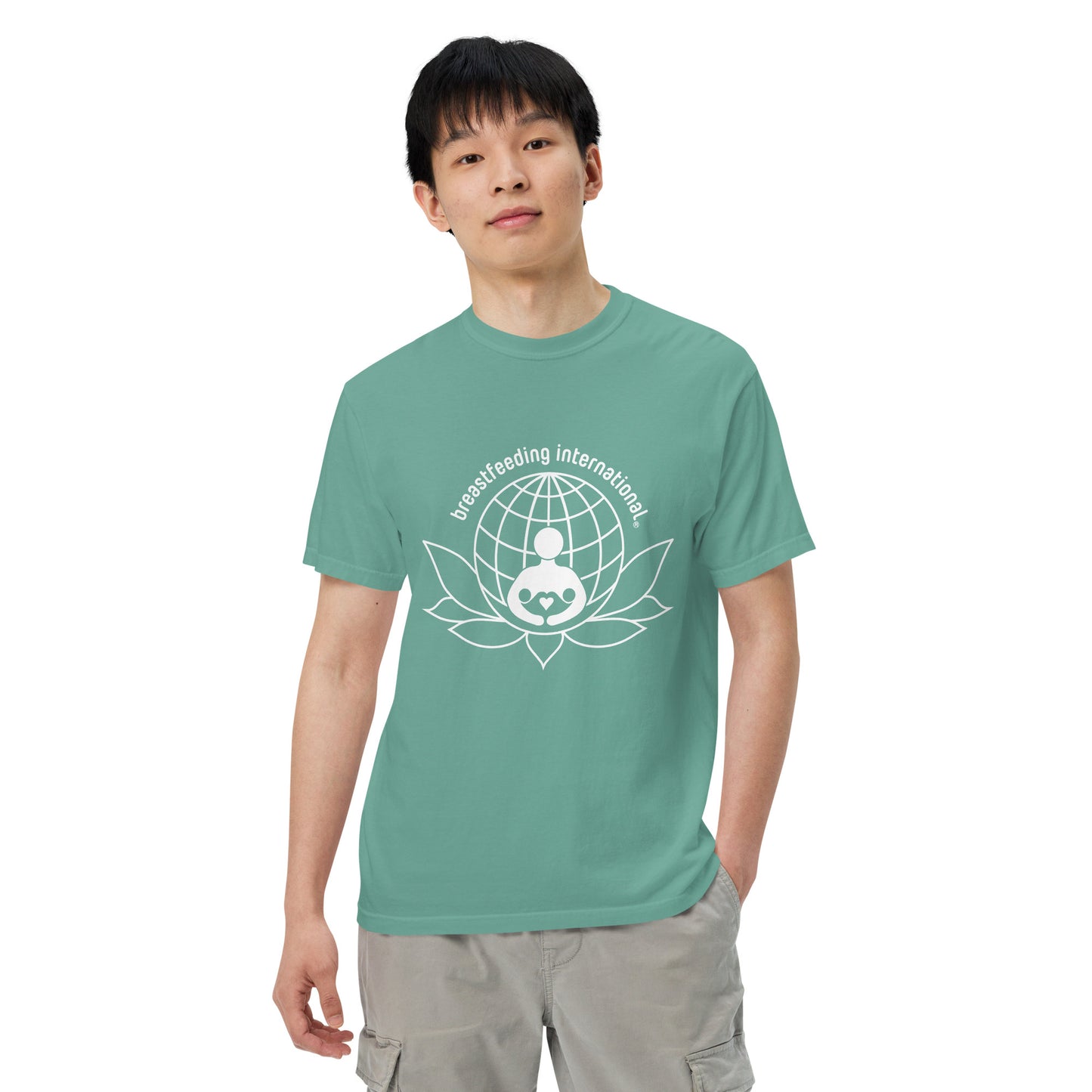Unisex Breastfeeding International garment-dyed heavyweight t-shirt