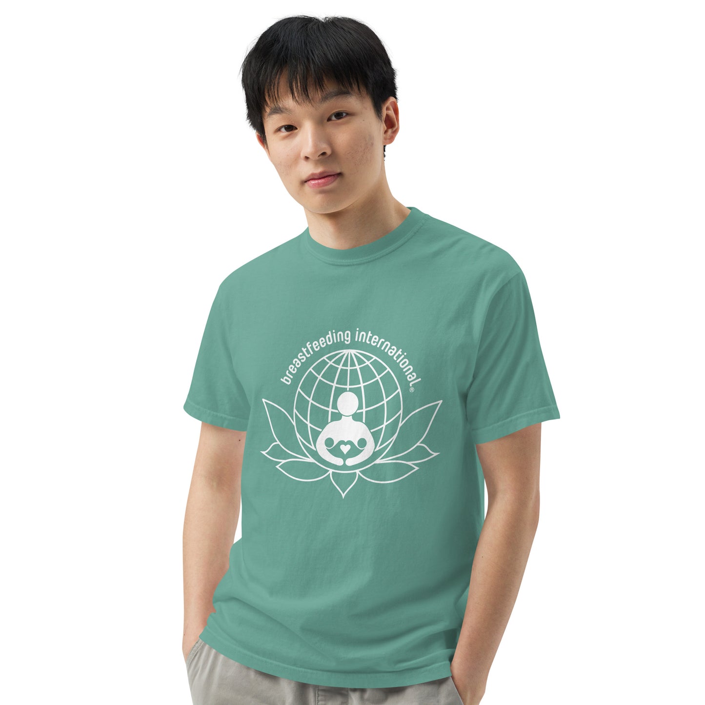 Unisex Breastfeeding International garment-dyed heavyweight t-shirt