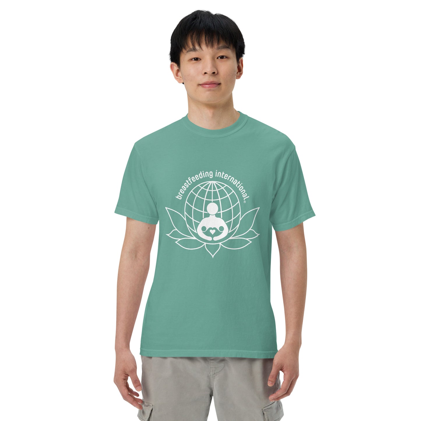 Unisex Breastfeeding International garment-dyed heavyweight t-shirt