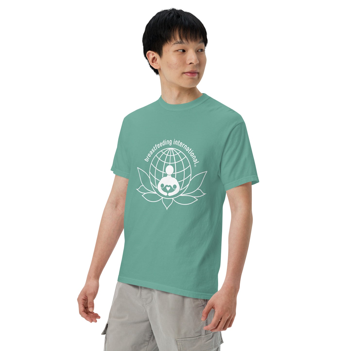 Unisex Breastfeeding International garment-dyed heavyweight t-shirt