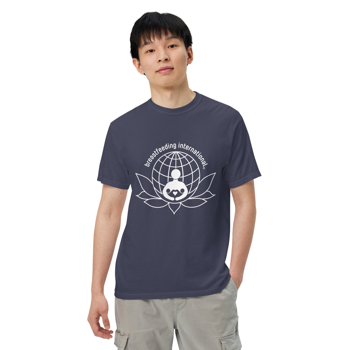 Unisex Breastfeeding International garment-dyed heavyweight t-shirt