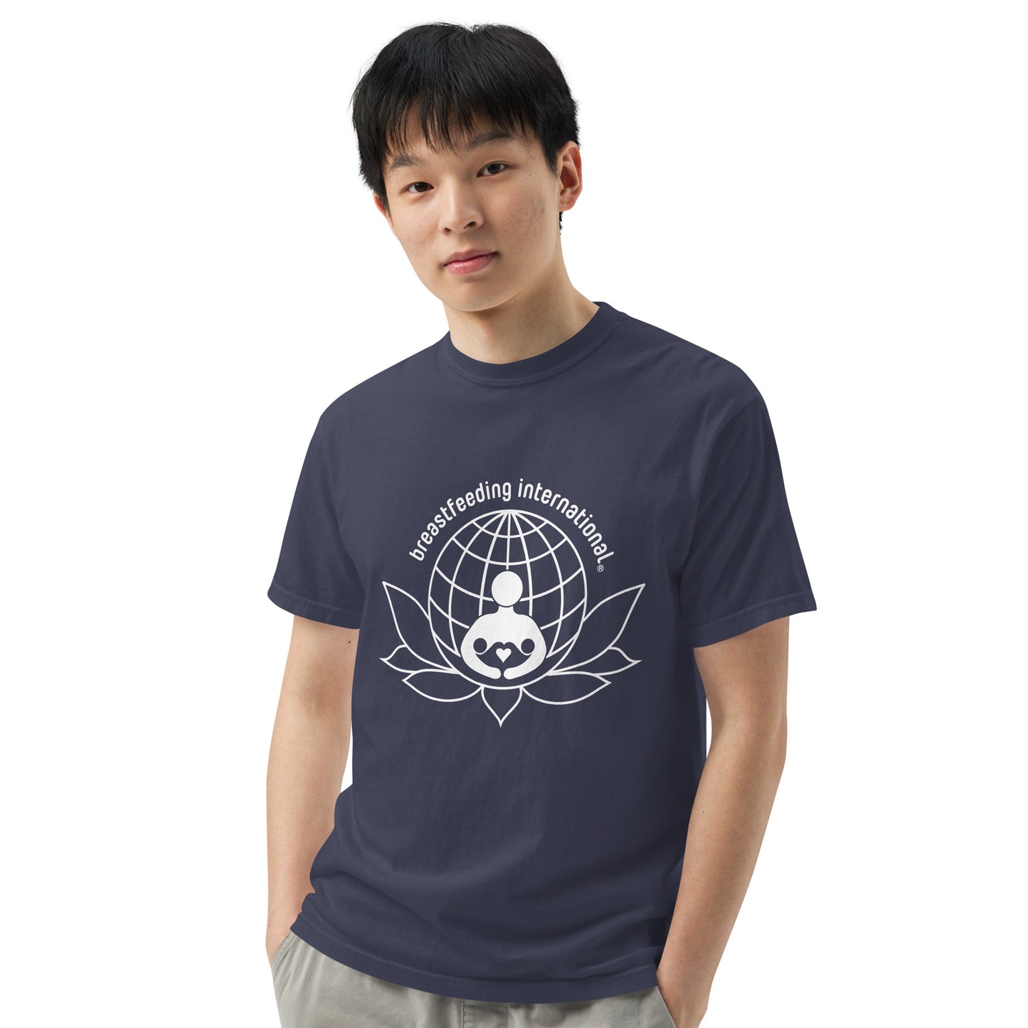 Unisex Breastfeeding International garment-dyed heavyweight t-shirt
