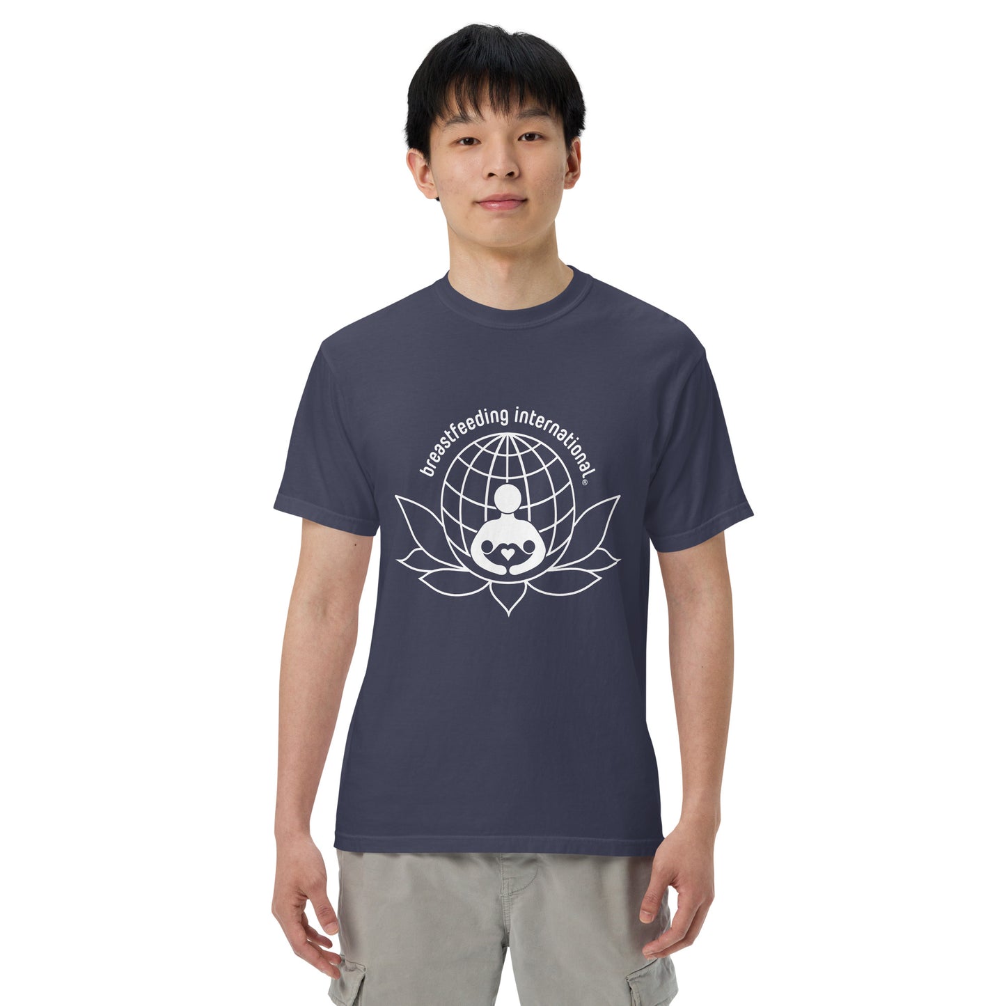 Unisex Breastfeeding International garment-dyed heavyweight t-shirt
