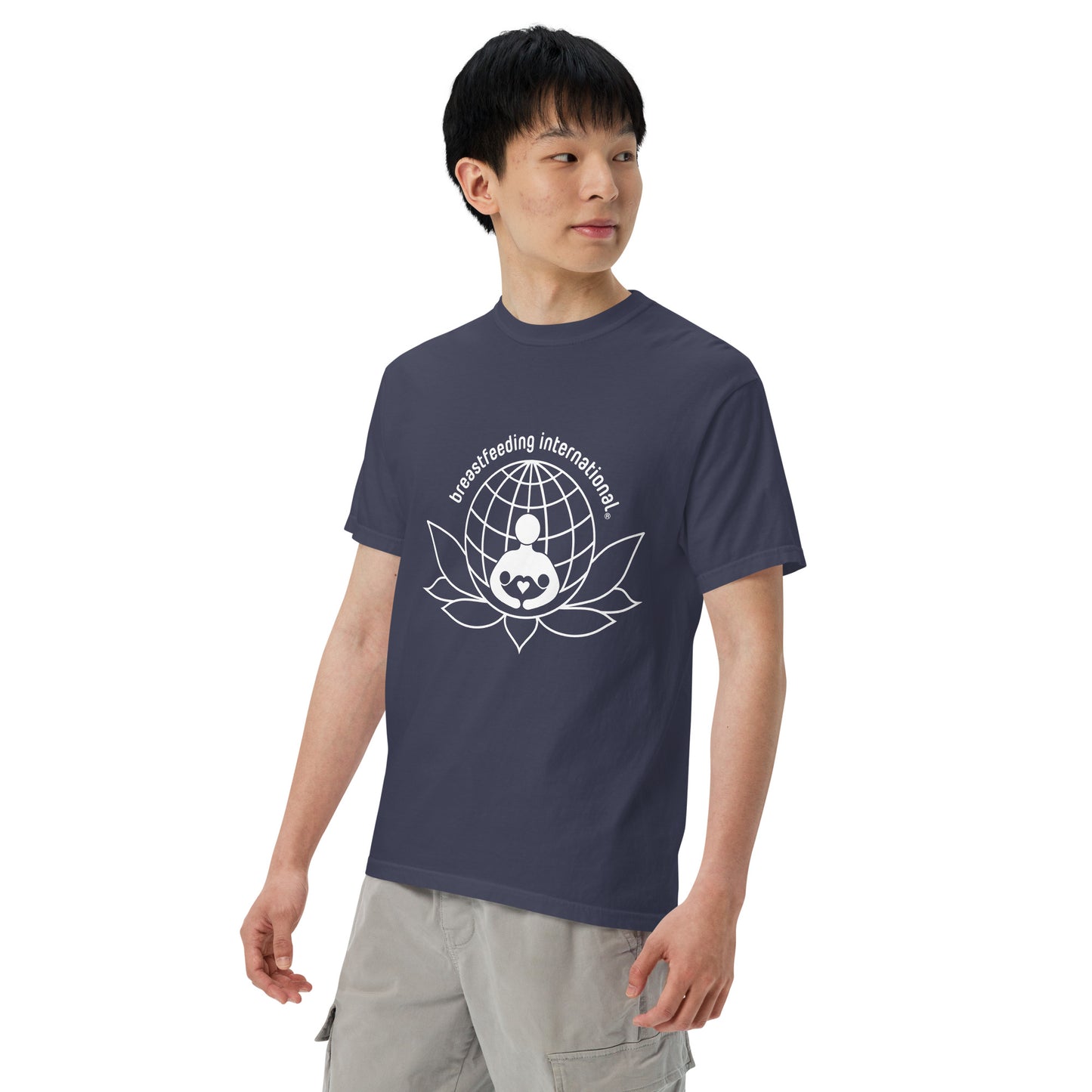 Unisex Breastfeeding International garment-dyed heavyweight t-shirt