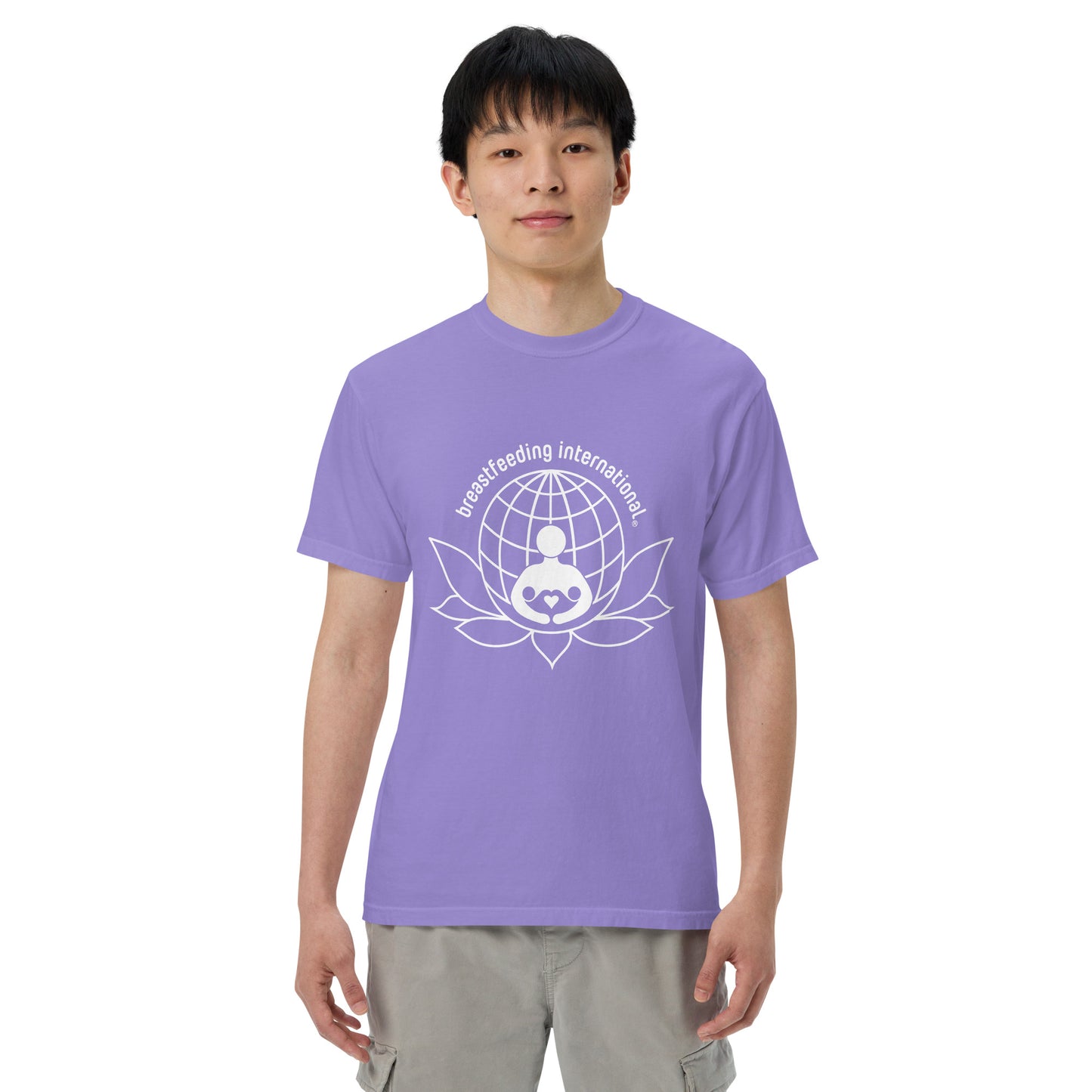 Unisex Breastfeeding International garment-dyed heavyweight t-shirt