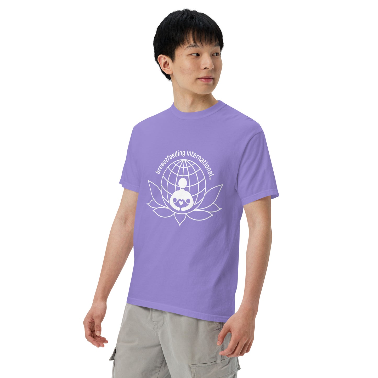 Unisex Breastfeeding International garment-dyed heavyweight t-shirt