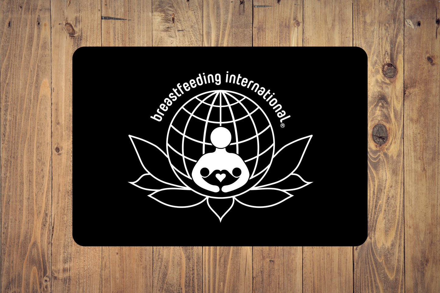 Gaming Mouse Pad - Black - Breastfeeding International