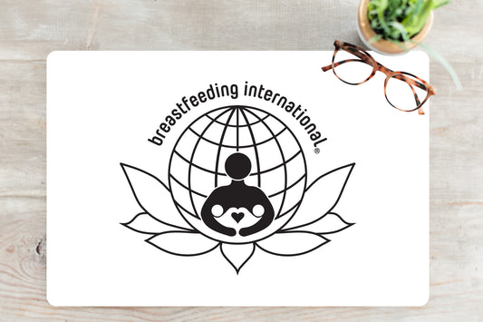Gaming Mouse Pad - White - Breastfeeding International