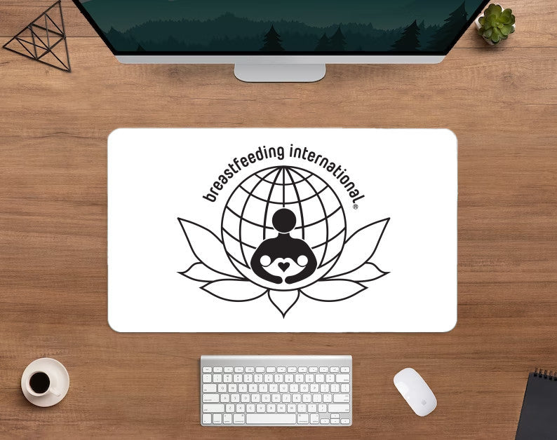 Gaming Mouse Pad - White - Breastfeeding International
