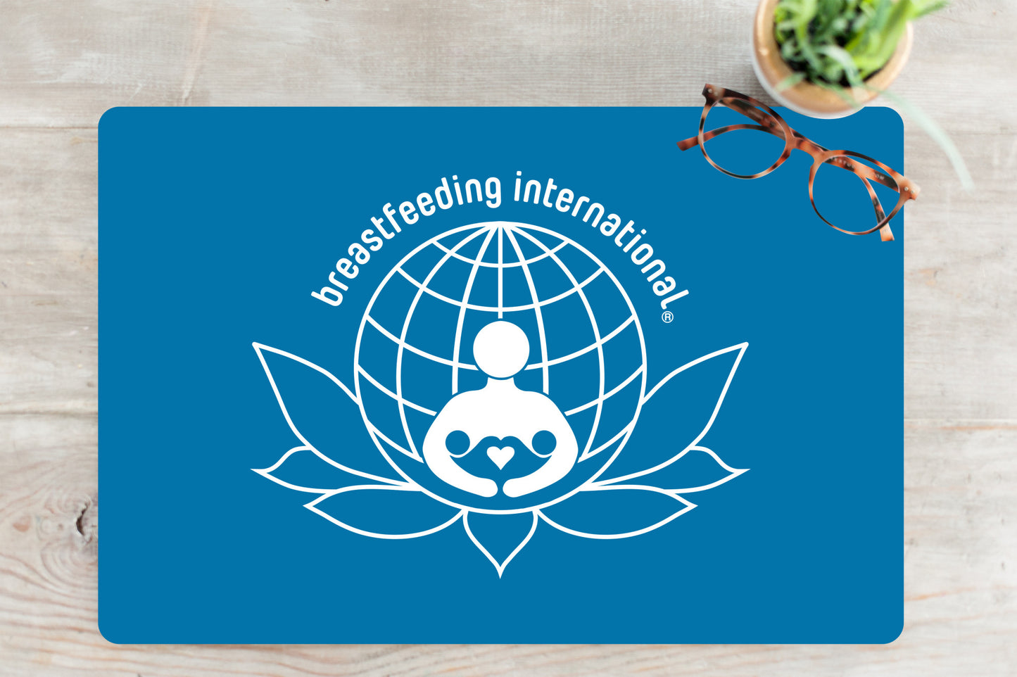 Gaming Mouse Pad - Blue - Breastfeeding International